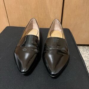 Women’s Black Leather Loafers